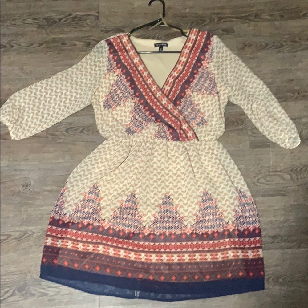 Cute tribe style dress .